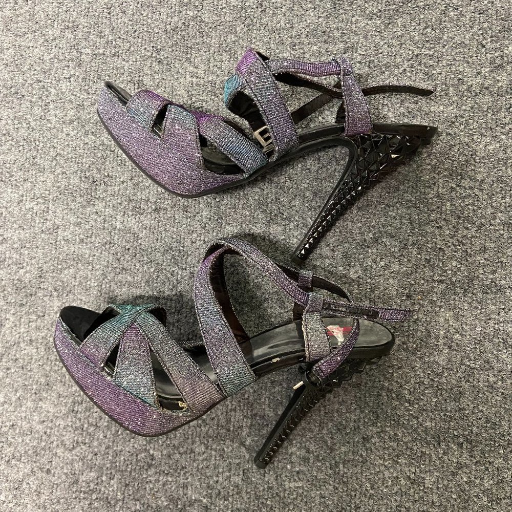 9&CO High Heels Open Toe Shoes Size 10M